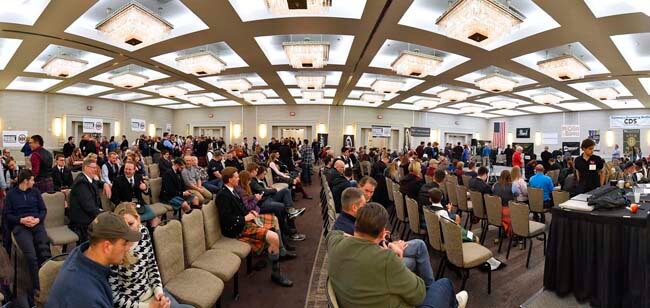 The audience during the Gold Medal solo piping light music event.