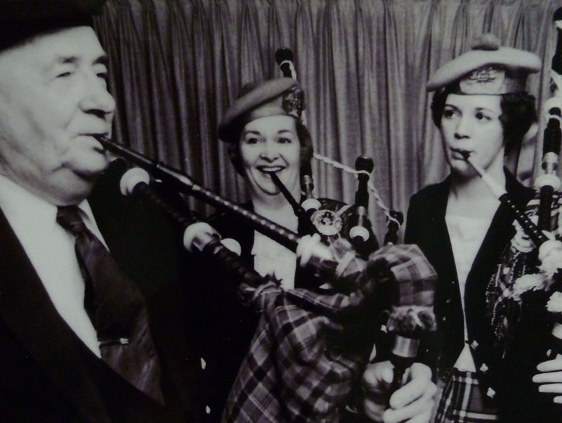 Three Generations of Nicholsons (L-R): Malcolm Nicholson, daughter Jessie Nicholson Roane, granddaughter Elouise Roane.