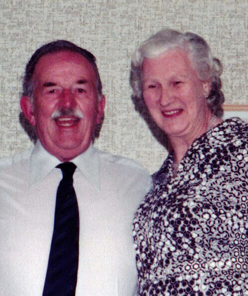 George and Jessie in 1982, a time when they would have been regular attendees at the Northern Meeting in Inverness.