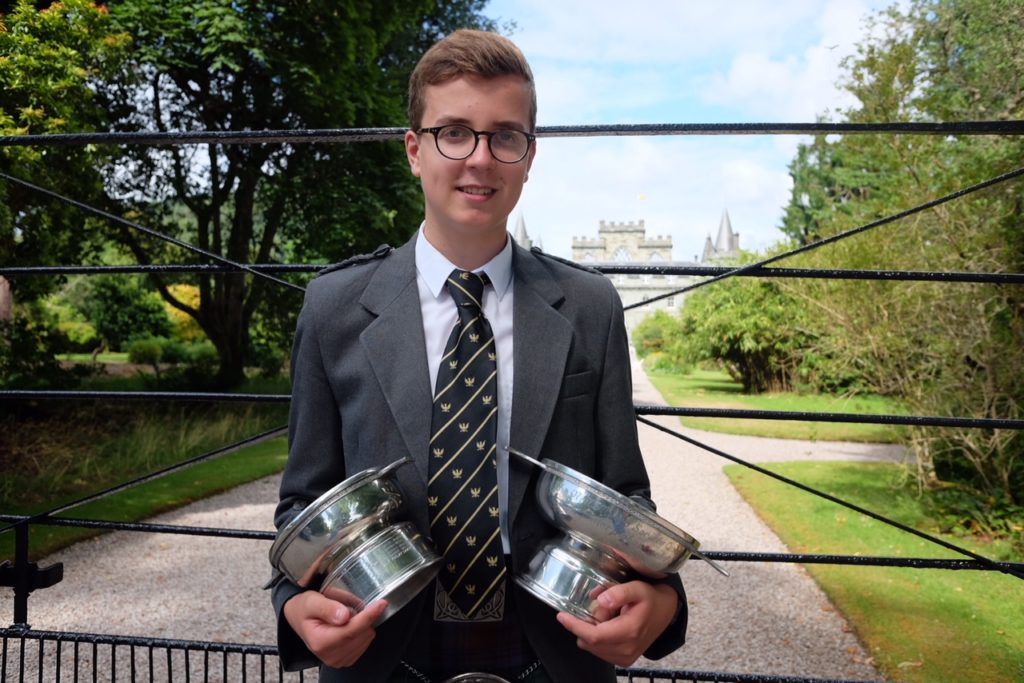 Brodie Watson-Massey, overall winner of the Under 18 events
