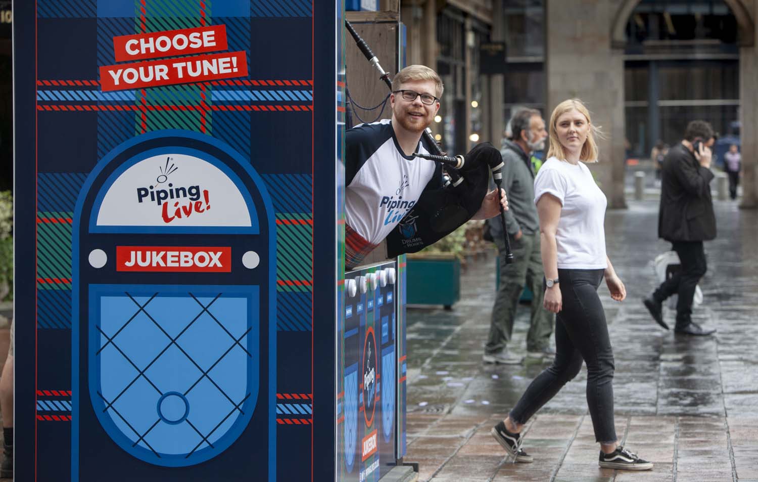 Danny Hutcheson ready to juke it out with Glasgow locals.