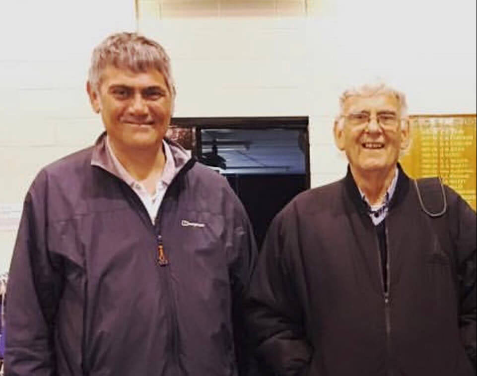 Gordon and Tom Brown: a legendary son and father team.