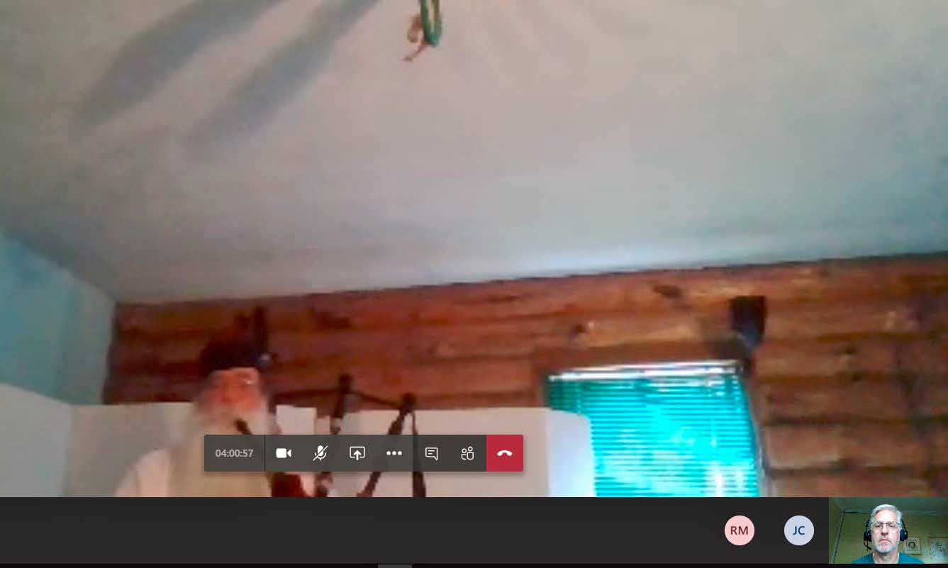Getting it done via live video.
