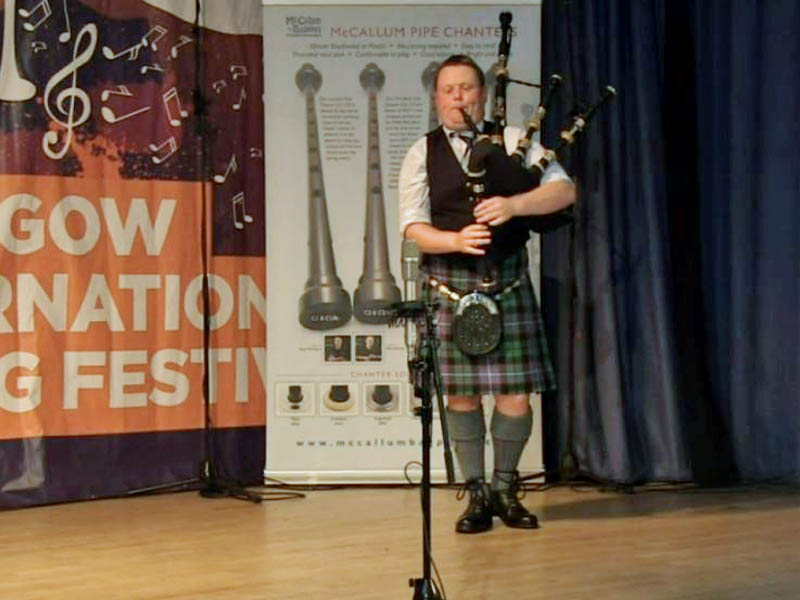 Callum Beaumont on his way to winning the 2020 Alasdair Gillies Memorial Recital Challenge.