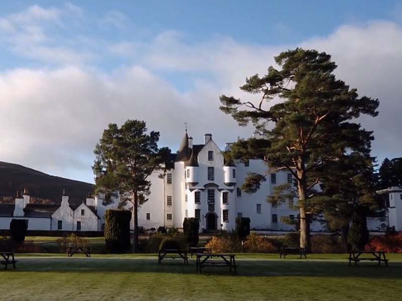 Blair Castle, site of the Glenfiddich Championships.