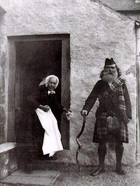 Ann MacDiarmid and her famous piper husband, Malcolm "Calum Piobair" MacPherson. Ann was the mother to three Gold Medallists.