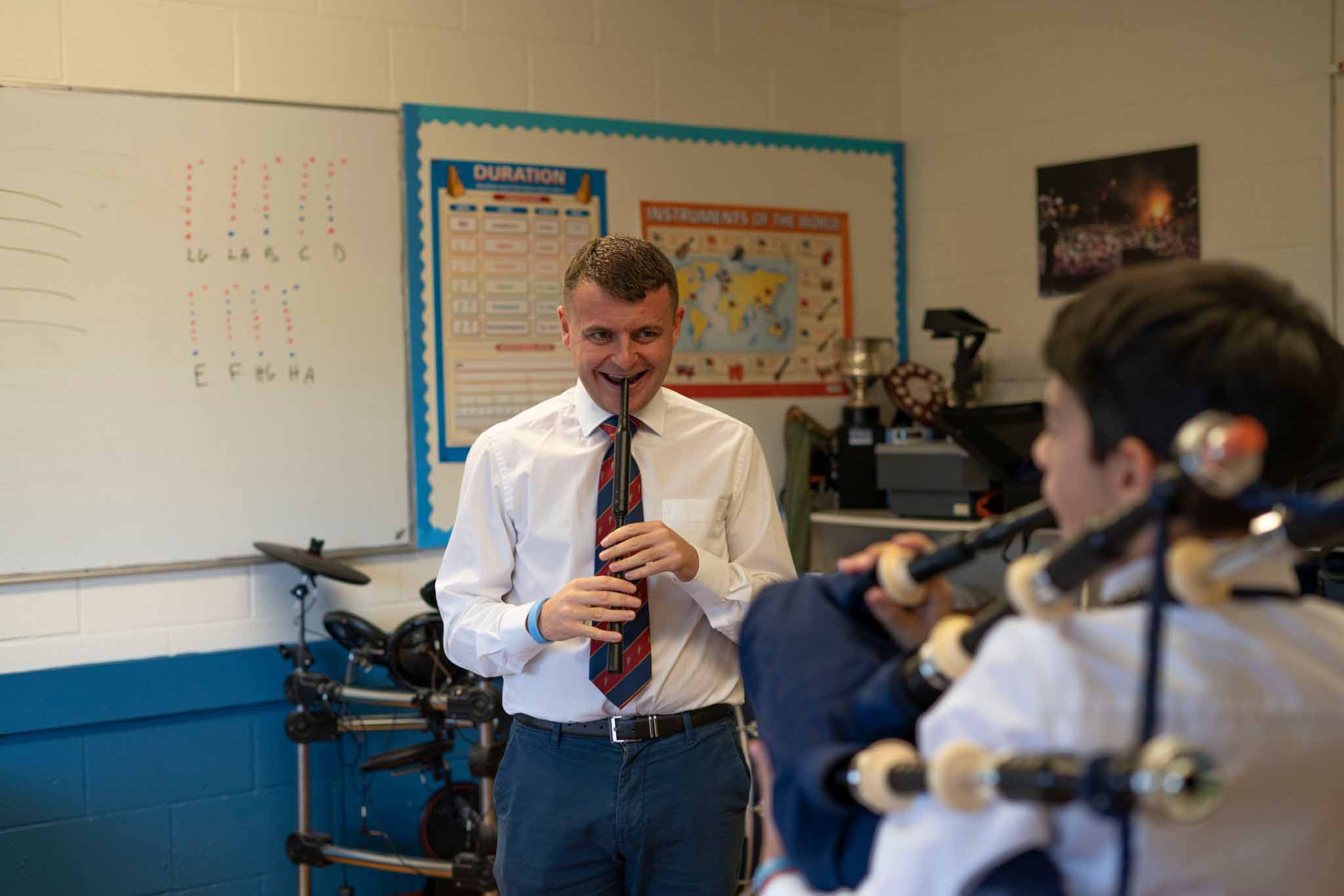Craig Muirhead in teaching action.