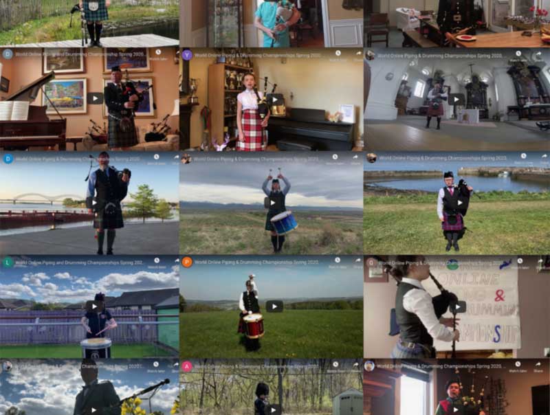 A montage of performances from the 2021 Summer Online Championships.